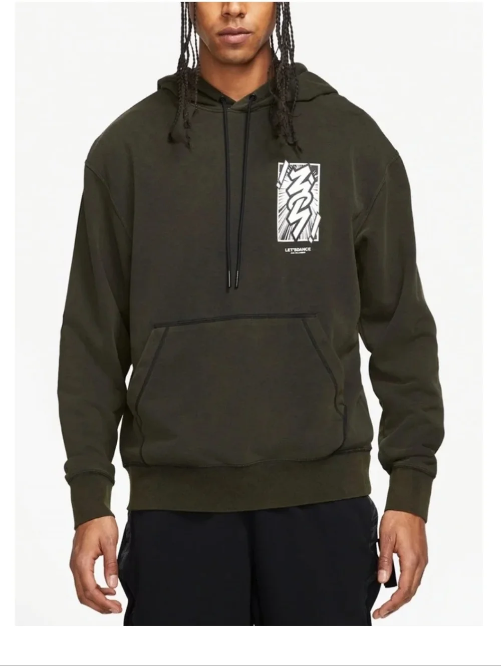 Jordan Men's Dri-Fit Zion Performance Pullover Hoodie Sweatshirt‎ Size XL Black